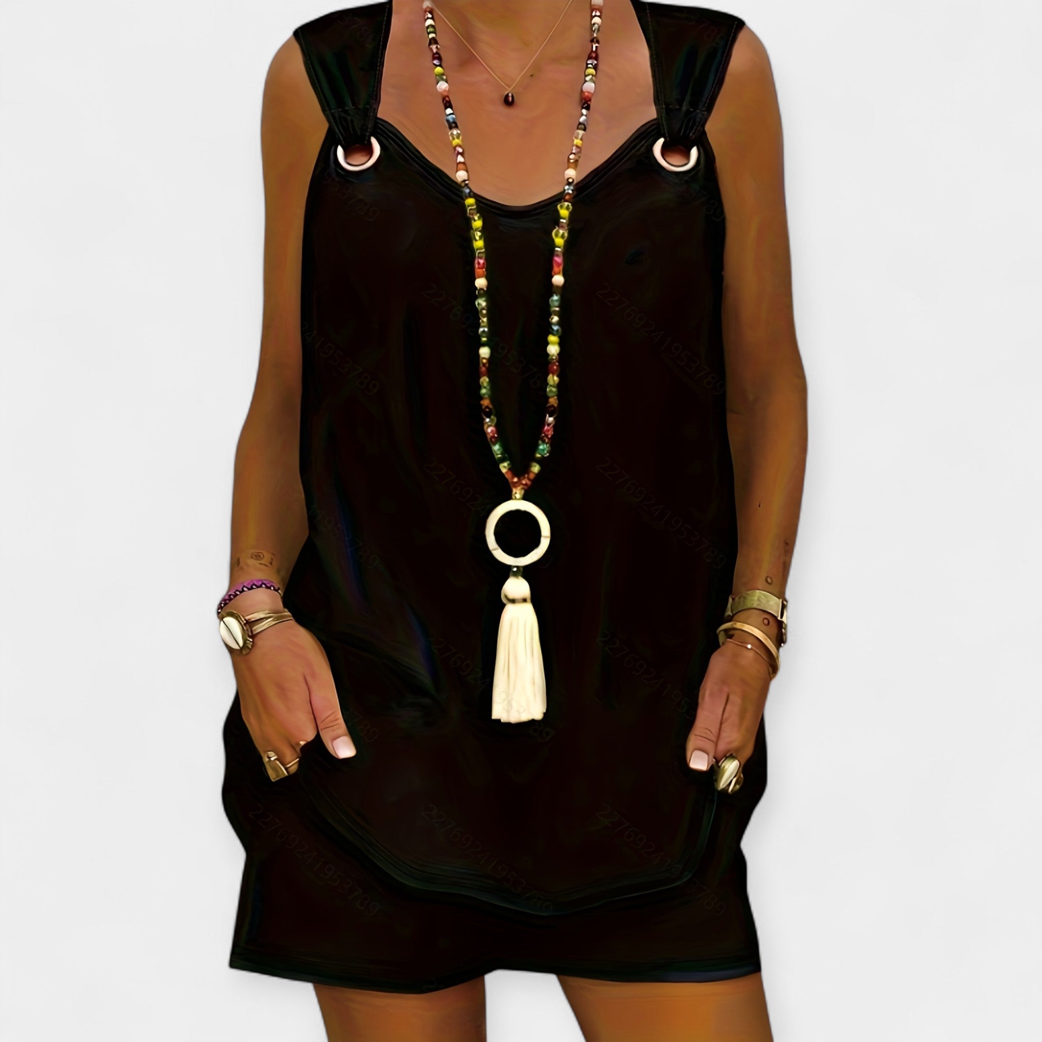 Christabella | Sleeveless Blouse and Shorts Ensemble