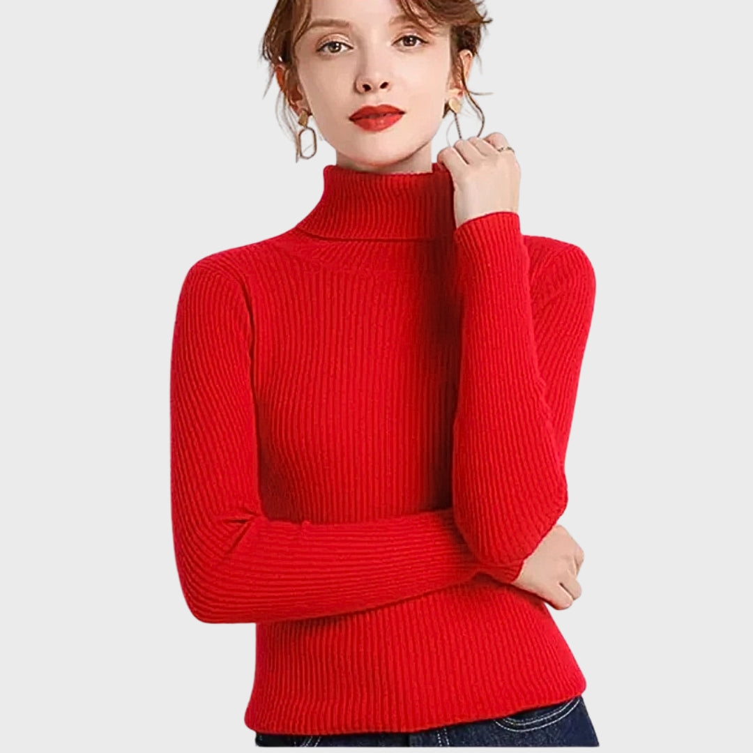 Lorrie | Autumn Cashmere Turtleneck