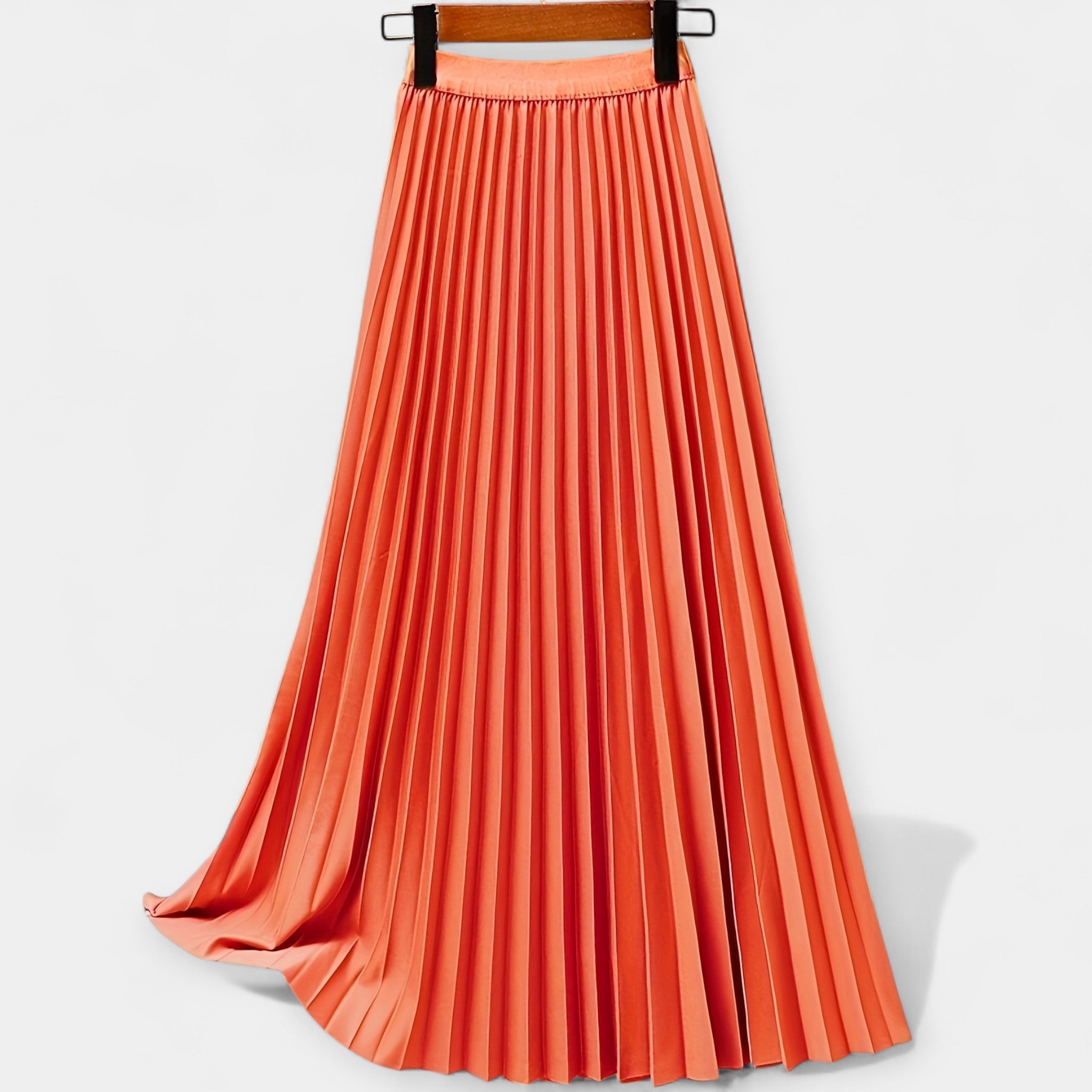 Charlotte | Luxurious Glamorous Pleated Satin Skirt