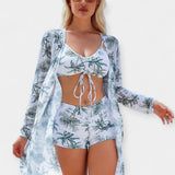 Alexandria | High-Waisted Bikini and Beachwear Set