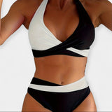 Alex | Luxurious Exquisite Crisscross Neckline Bikini