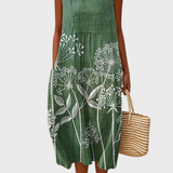 Iris – Floral Cotton Wrap Dress
