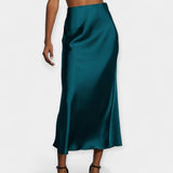 Rowan | High Waist Midi Skirt