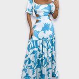 Charlotte | Silhouette Defining Velvet Evening Dress