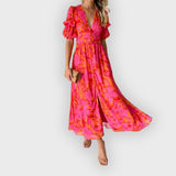 Ffion | Sunset Bloom Maxi Dress