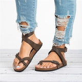 Women’s Sandals - Ergonomic Fit - Cushioned Footbed - Adjustable Straps - Flat Sole