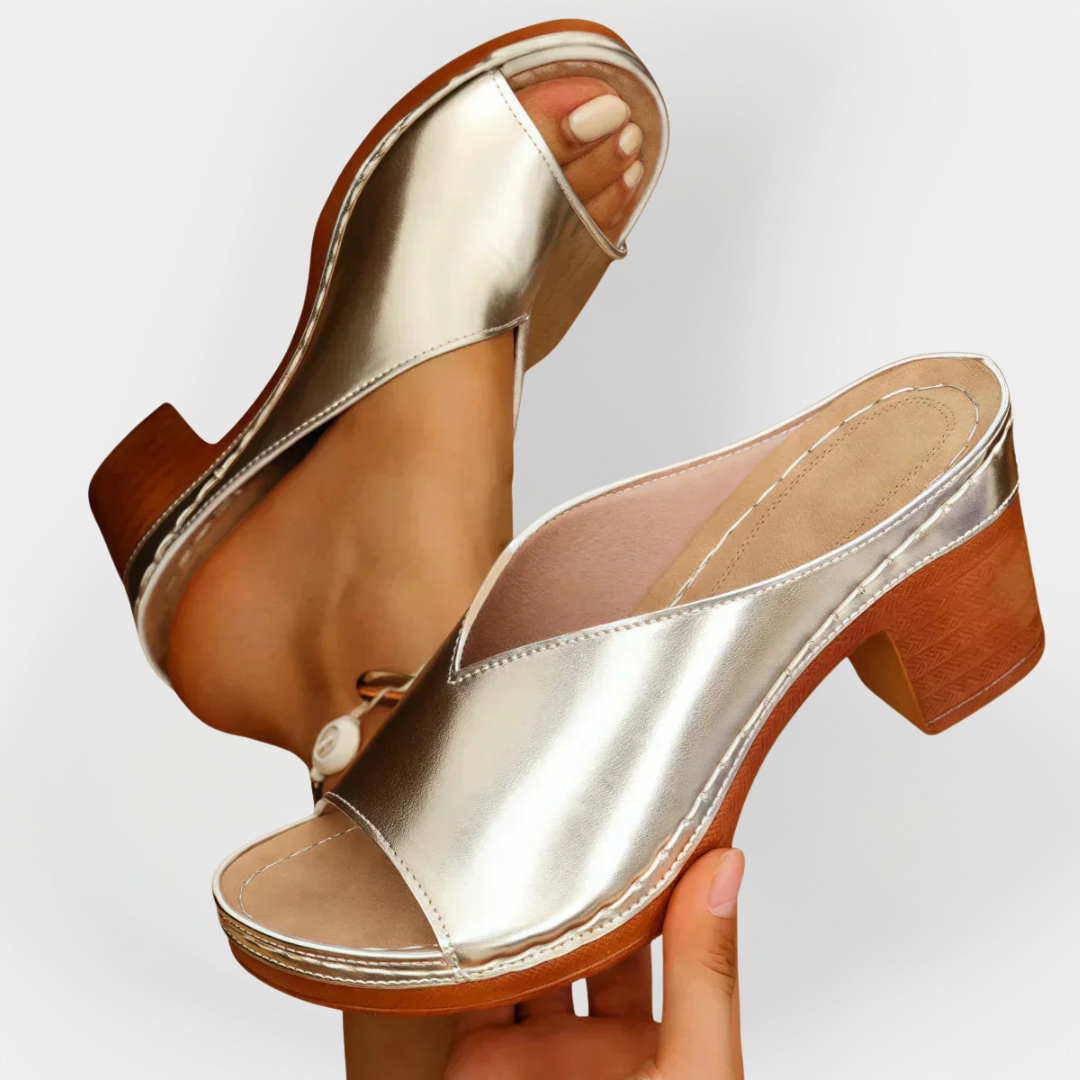 Alexis | Orthopaedic Sandals With Substantial Heel