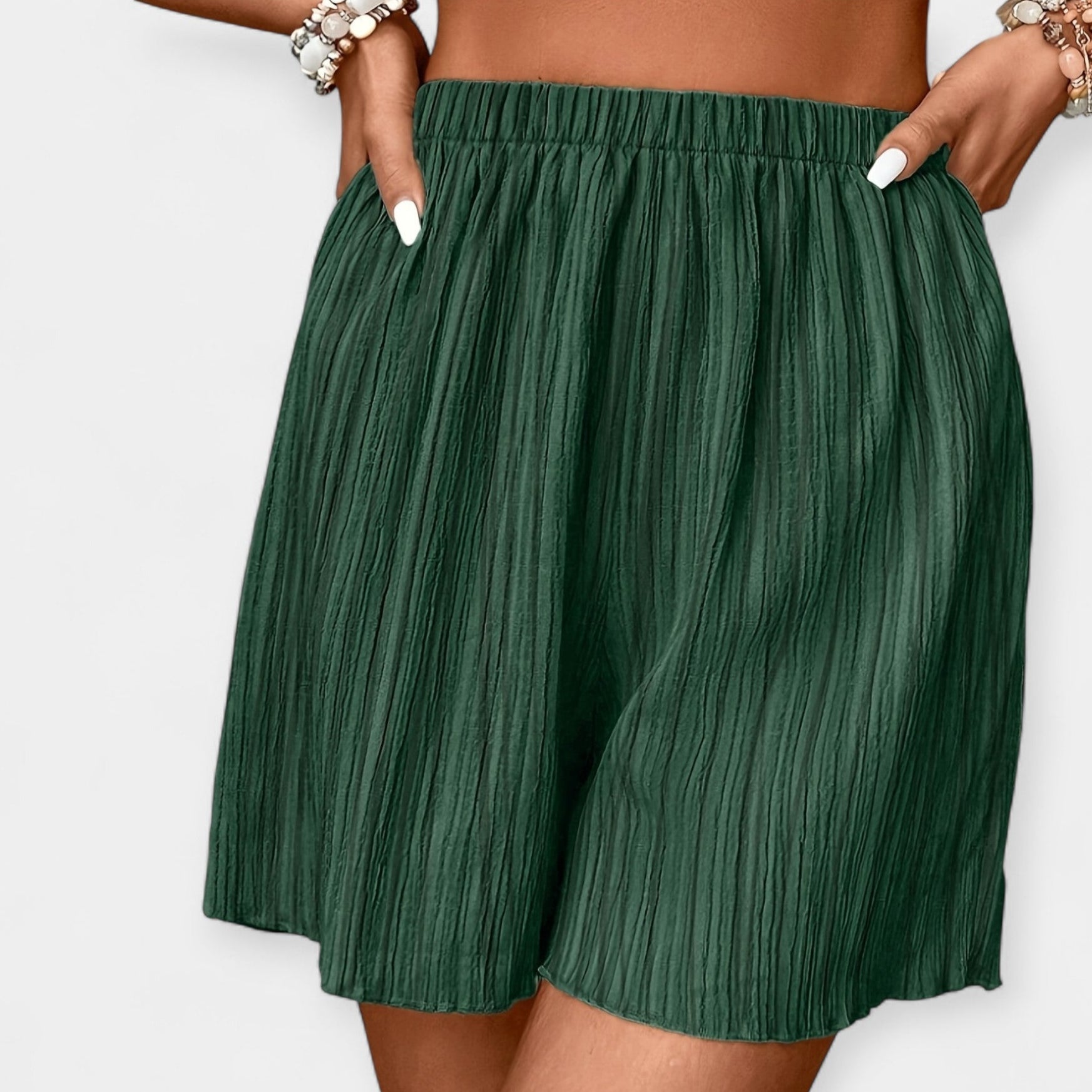 Rowan Worthington | Stylish Pleated Shorts All Seasons