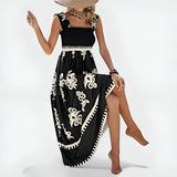 Blythe | Boho Charm Smocked Maxi Dress