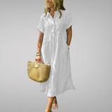 Celira | Striped Button-Up Shirt