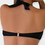 Charlotte | Elegant Modern Monochrome Bikini Ensemble