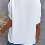 Elegant Off-Shoulder Blouse for Women with Half Sleeves