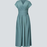 Olivia – Elegant Wrap Dress with High Waist