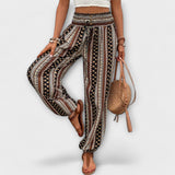 Amelia | Trousers With Ethnographic Folklore Pattern
