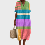 Keira | Vintage Abstract Cotton Dress