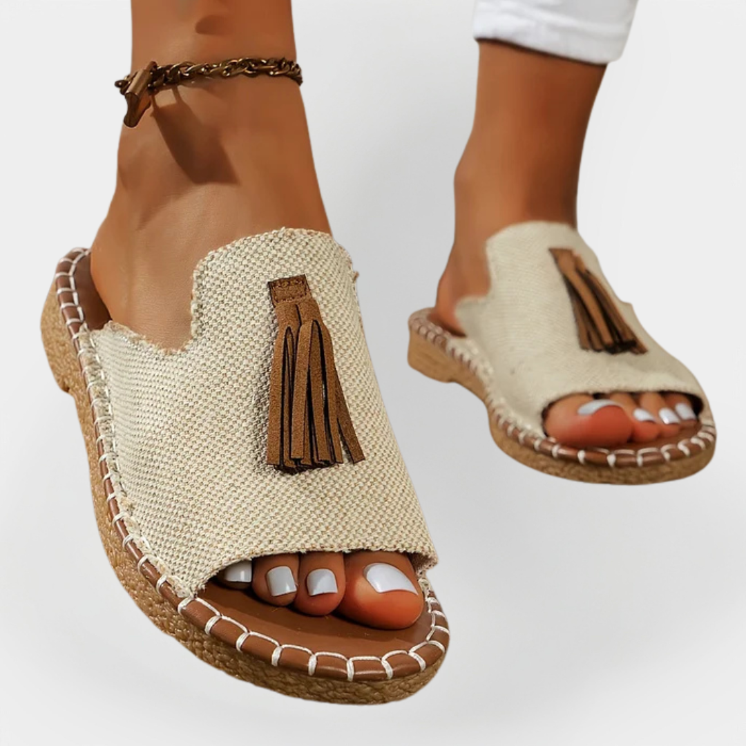 Harper | Handcrafted Exquisite Sandals With Tassels