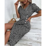 Iliana | Elegant Ladies Midi Split Dress