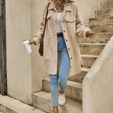 Lila Button Down Long Cardigan - Soft Knit, Lightweight Layer, All-Season Style