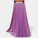 Charlotte | Luxurious Glamorous Pleated Satin Skirt