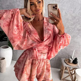 Boho Lace Playsuit - Summer Beach Romper for Women