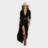 Alexandra | Glamorous Bohemian Long Dress Ensemble
