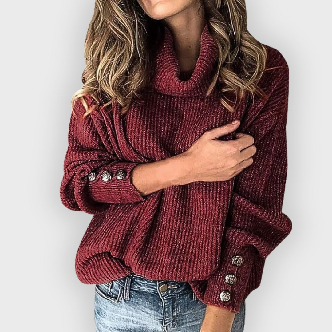 Olivia | Tila Light Turtleneck Pullover