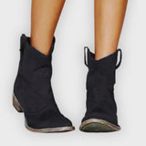 Ally | Vintage Cowboy Ankle Boots