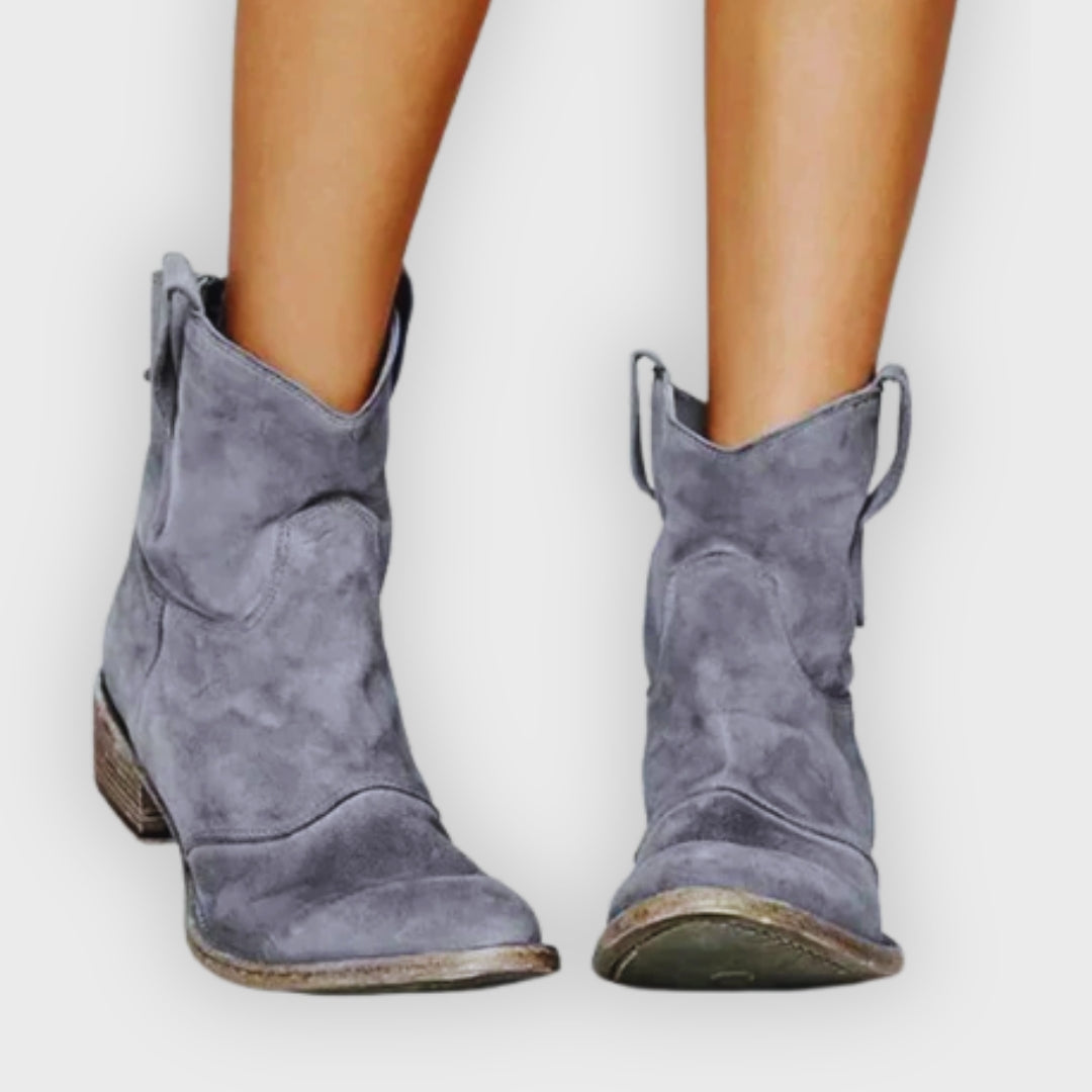 Ally | Vintage Cowboy Ankle Boots
