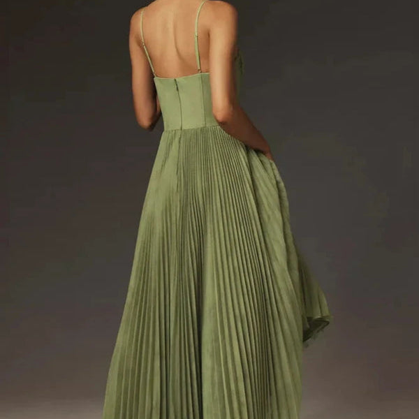 Petra™ Summer Solid Pleated Dress