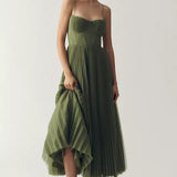 Petra™ Summer Solid Pleated Dress
