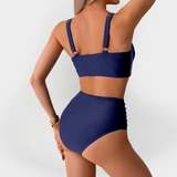 Isabella | High-Waisted Bikini With Bustline Embellishment