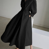 Taliah™ Polo Collar Long Sleeve Dress 