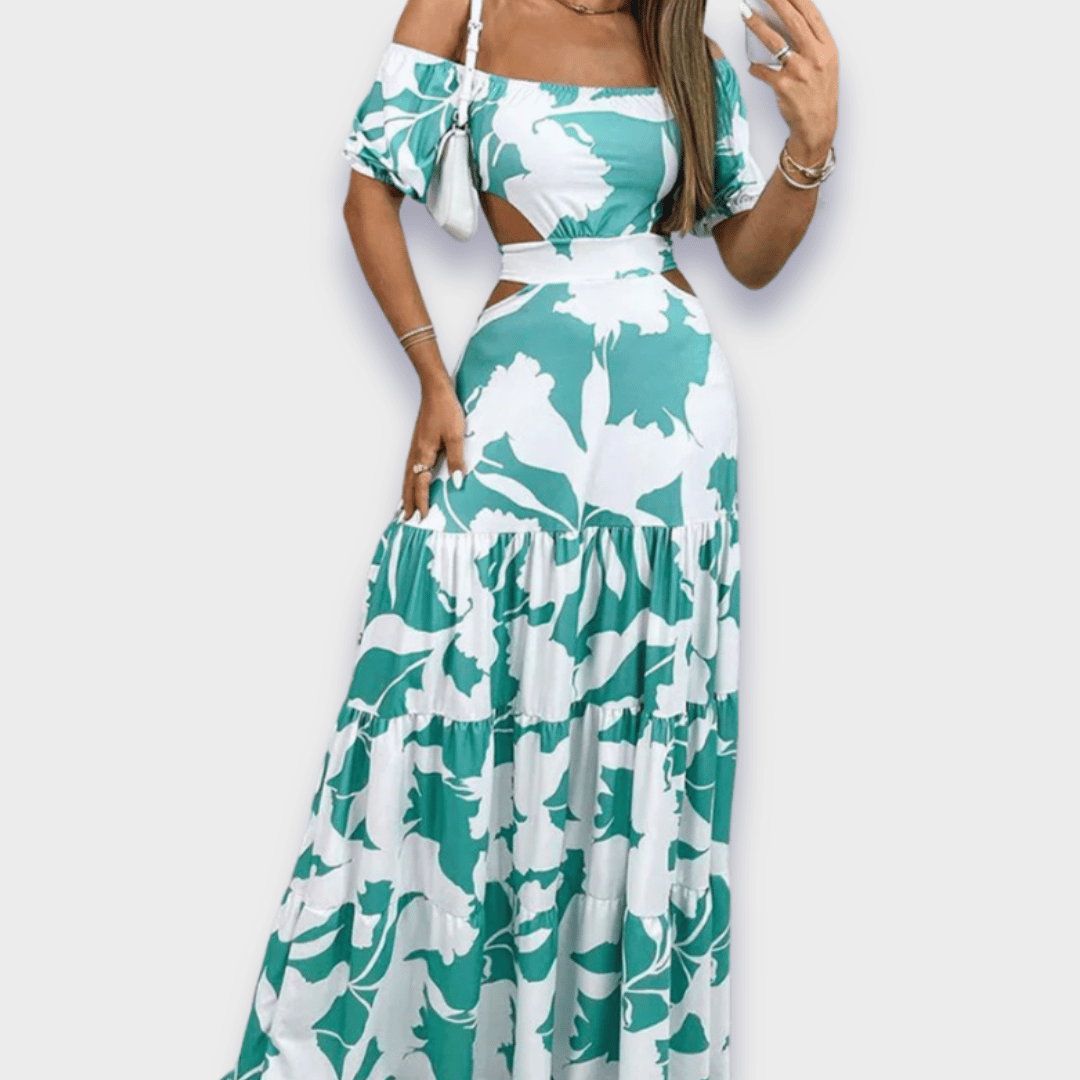 Charlotte | Silhouette Defining Velvet Evening Dress