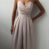 Women's High-Waist Spaghetti Strap Jumpsuit