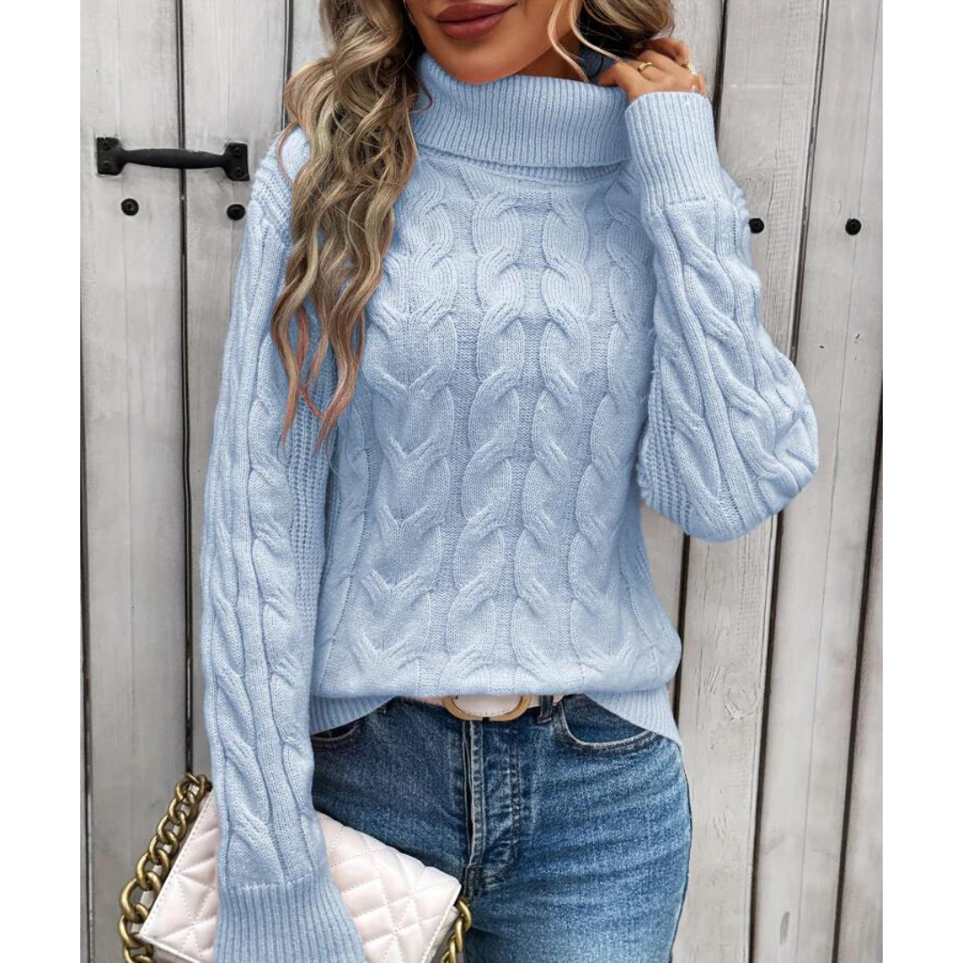 Ziva™ Elegant turtleneck jumper
