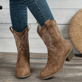 Sophie | Western Cowboy Boots - Premium Vegan Leather