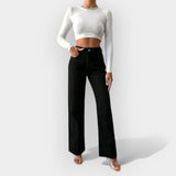 Alex | High-Waisted Jeans With Wide-Legged Silhouette