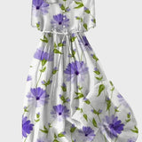 StephanieMargaret | Floral Ensemble in Lavender Shades