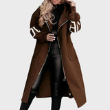 Marjorie | Knit-Sleeve Hooded Jacket