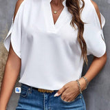 Elegant Off-Shoulder Blouse for Women with Half Sleeves