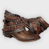 Charlotte | Ankle Boots – Buckle and Chain Detail