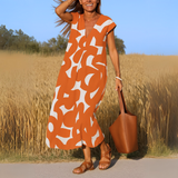 Charlotte | Elegant Flowing V-Neck Dress