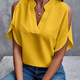 Elegant Off-Shoulder Blouse for Women with Half Sleeves