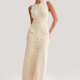 Charlotte | Luxuriously Knitted Dress With Buttons