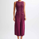 Charlotte | Luxuriously Knitted Dress With Buttons