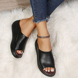 Women’s Slide Sandals – Open Toe – Cushioned Footbed – Minimalist Casual Design