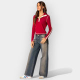 Morgan Montgomery Wood | Low Rise Premium Denim Jeans