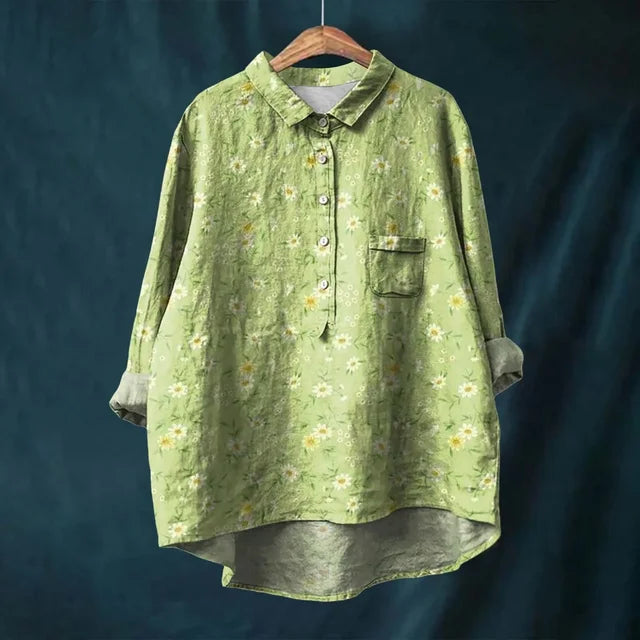 Vintage Floral Blouse