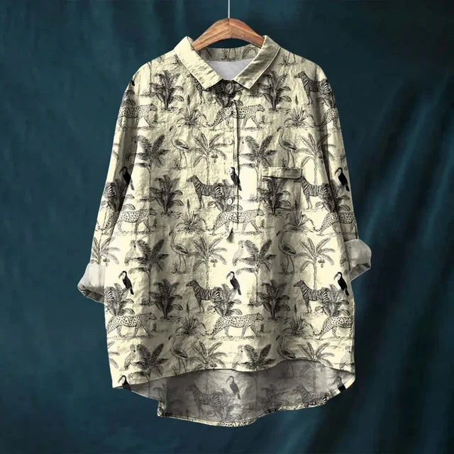 Vintage Floral Blouse