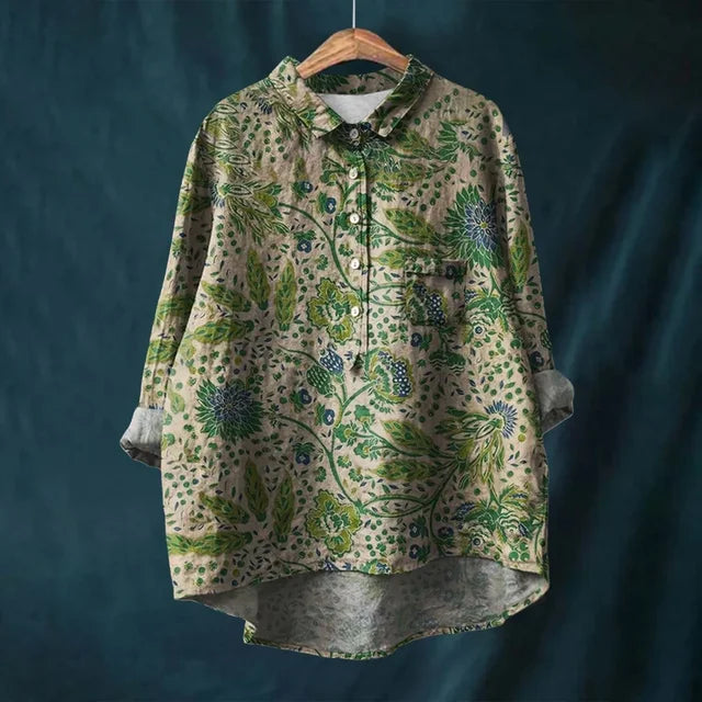Vintage Floral Blouse